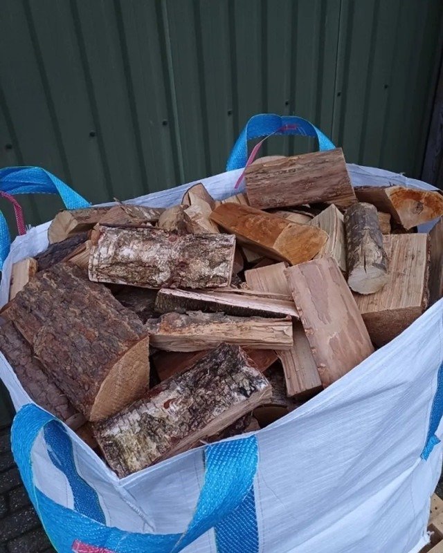 Eschen-Brennholz 25 cm – 4 Big Bags à 1,0 SRM