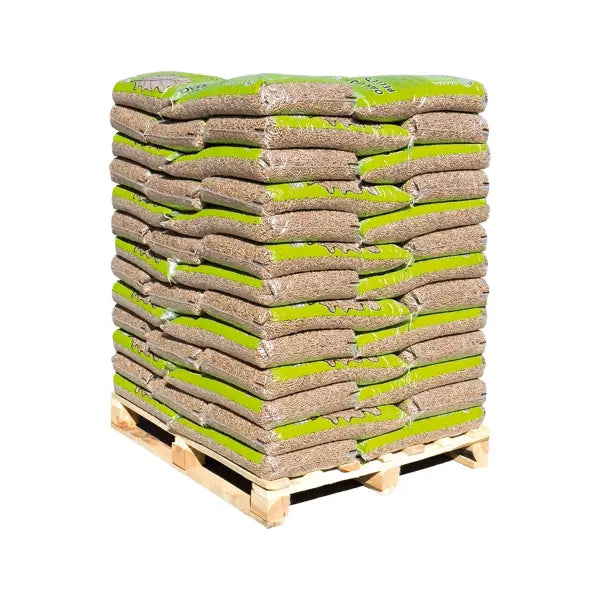 Holzpellets Hartholz Eiche 6mm, 975kg Palette
